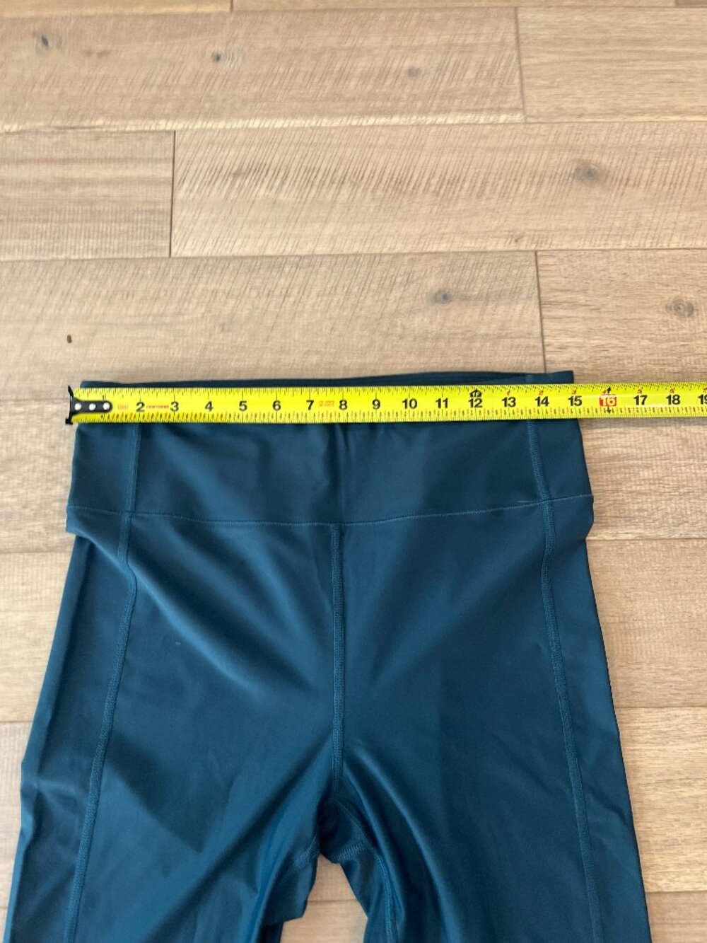 Sweaty Betty High Shine High Waisted Leggings Teal Blue Green XL EUC - Picture 3 of 7